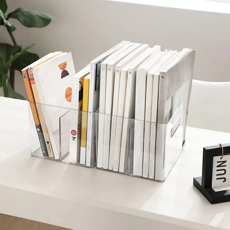 1pcs Office Desktop Storage Rack Clear Mail Letter Organizer Desktop File Envelope Storage Rack Wallet Handbag Folder Holder