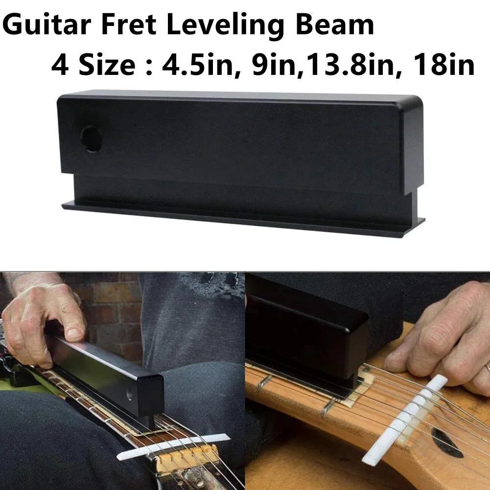 

4.5/9/18 Inch Guitar Fret Sanding Leveling Beam Bass Fret File Luthier Tool Musical Instruments Bass Tools Repair Maintenance