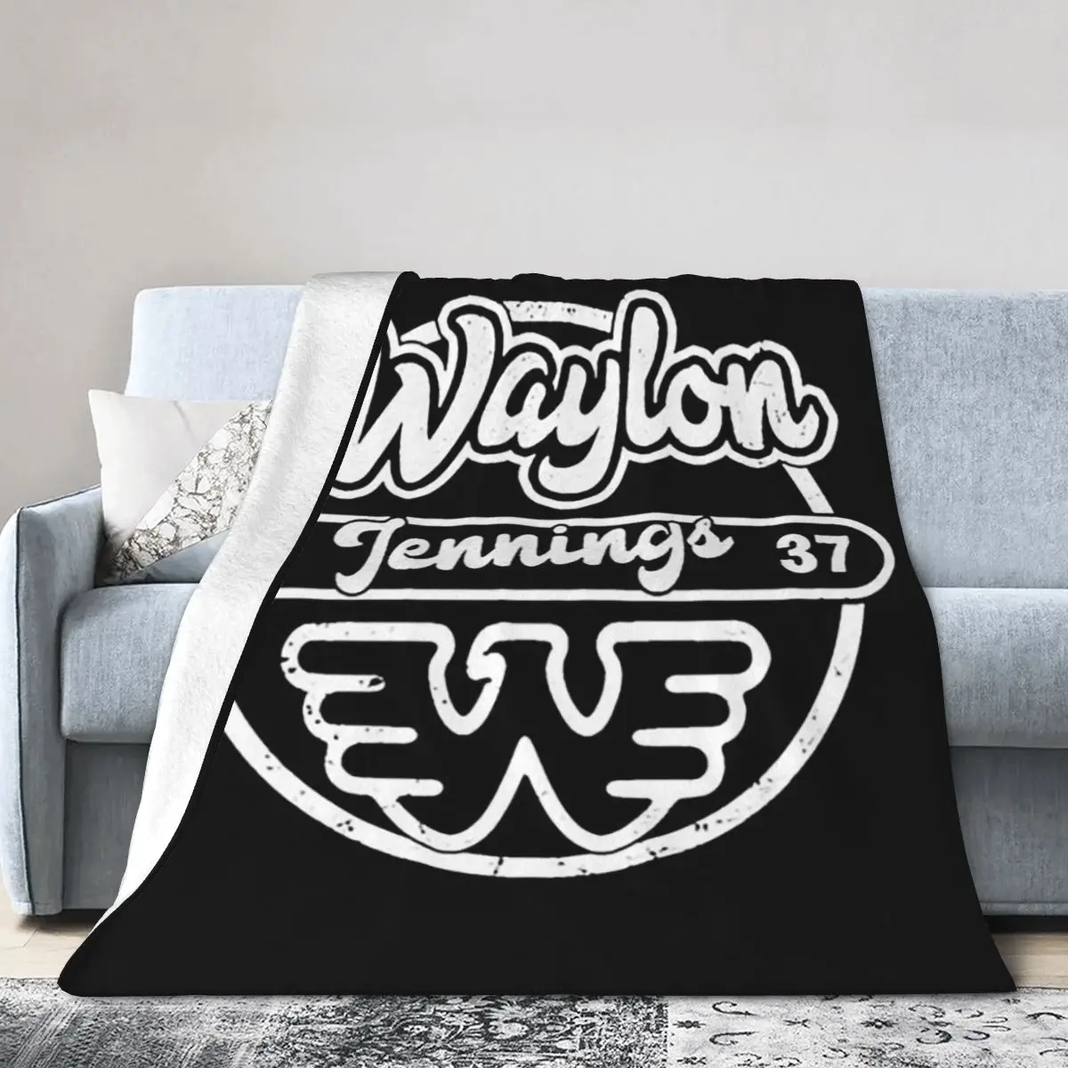 

Одеяла Waylon_Jennings, мягкое теплое Фланелевое покрывало, плюшевое одеяло для кровати, гостиной, пикника, путешествий, дивана для дома