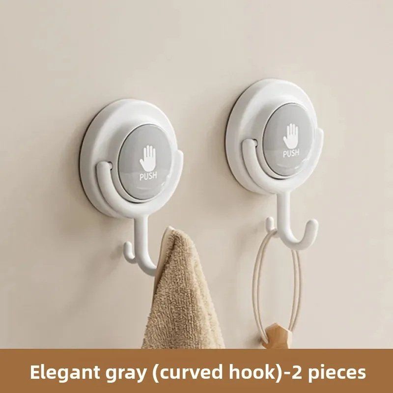 Elegante gris (gancho) 2 pack