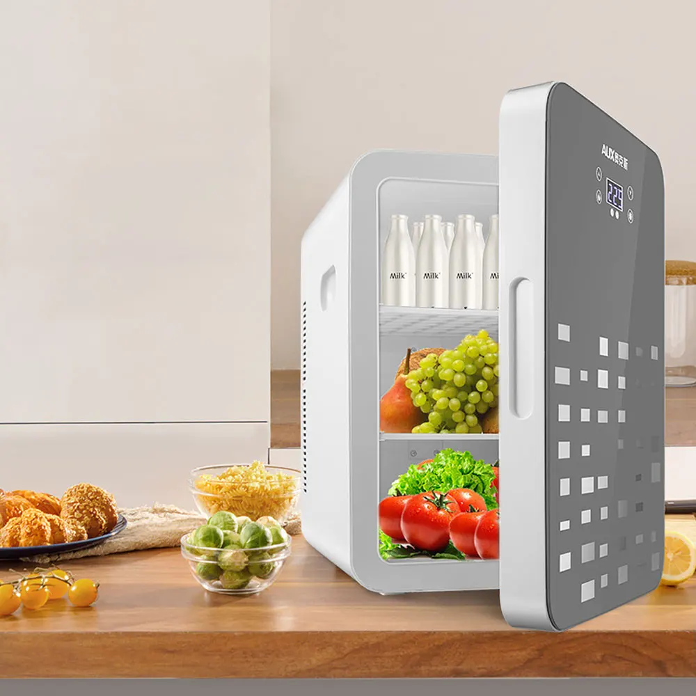 22L Car Refrigerator Dual-purpose Small Refrigerator Household Single Door Geladeira 12v mini nevera habitacion