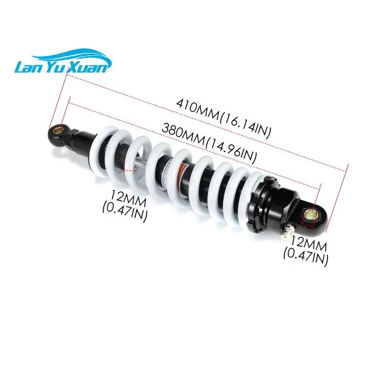 12mm spring 310mm 320mm motorcycle shock absorber for mt07 suzuki gsx750f 2002 honda nx 125 250 900lbs 12mm spring 360mm 370mm 380mm 400mm motorcycle Shock Absorber for HONDA SUZUKI KAWASAKI TRAIL DIRT BIKE QUAD ATV