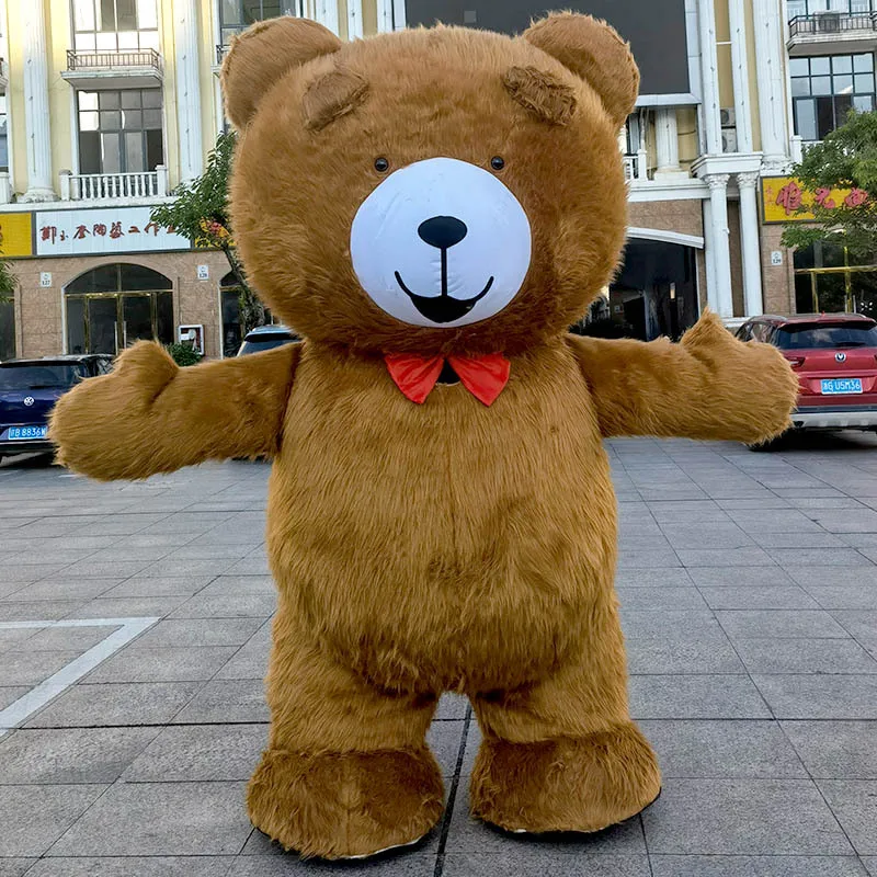 Disfraz De Oso De Peluche Adulto Disfraz Gigante De Oso Marru00f3n