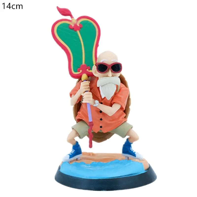 

Dragon Ball New Gold Peach And Plantain Fan Wutian Teacher Tortoise Fairy PVC Hand Model Computer Desktop Decoration Gift