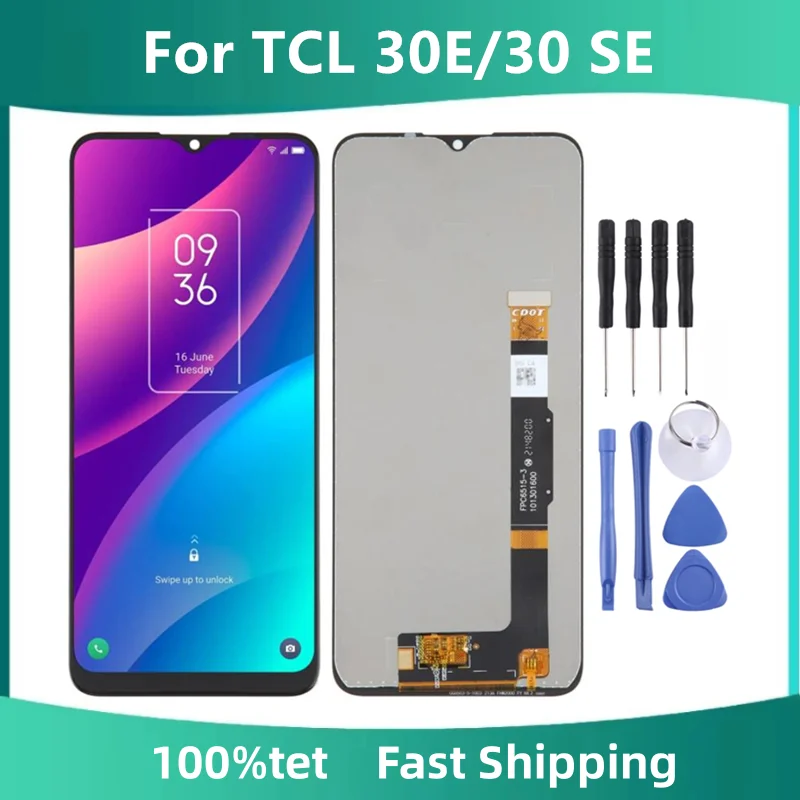 

ЖК-дисплей для TCL 30 SE TCL30SE 6165H 6156H1 6165A 6165A 1, сенсорный экран, дигитайзер для TCL 30E 30 E 6127A 6127l дисплей