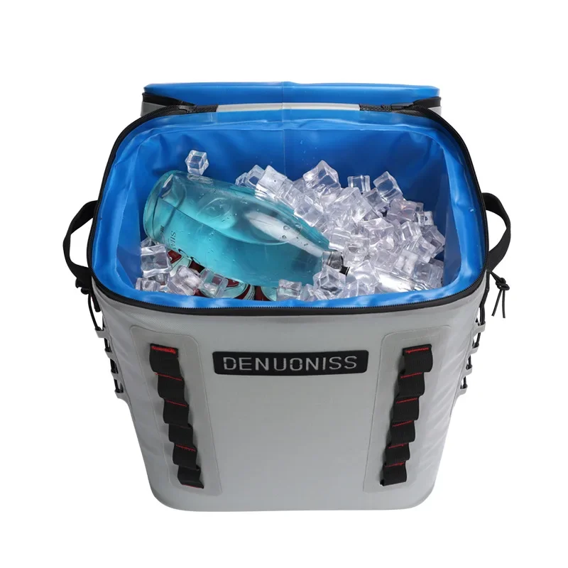 Outdoor Camping Storage Thermal Cooler Bag for Food Luxury Designs Large Backpack Picnic Basket Travel and Camping Supplies