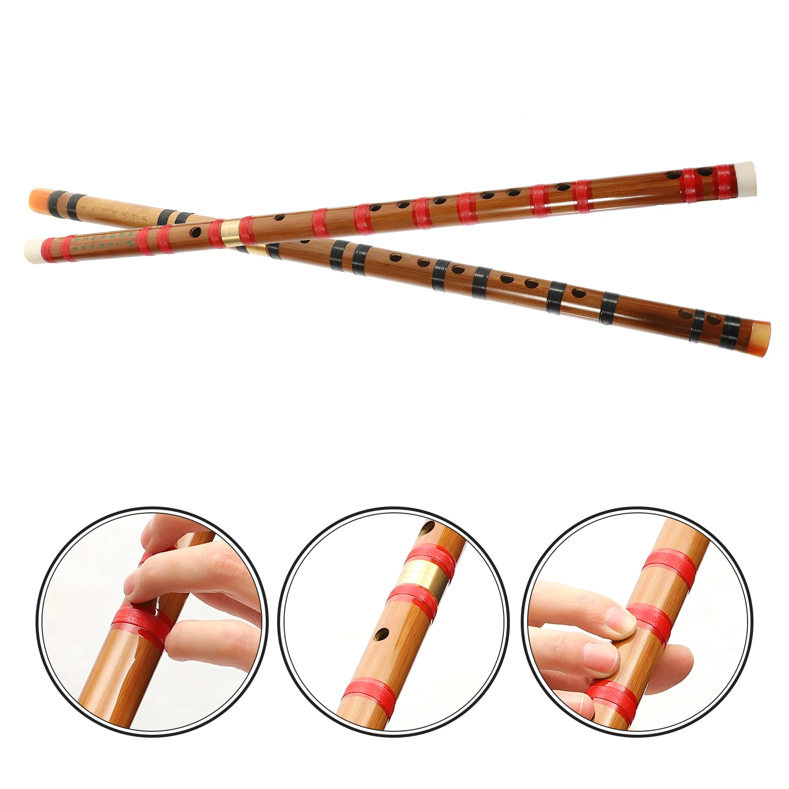 

1 Pc Chinese Style Bamboo Flute Introductory Flute for Beginners Student (D Key)