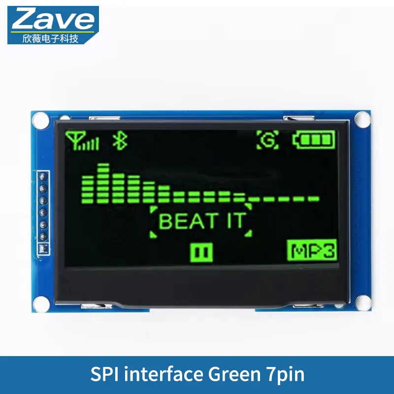 2.42" 2.42 inch OLED Display Module 128x64 LCD HD Screen Module SSD1309 7 Pin SPI/IIC I2C Serial Interface for Arduino UNO R3 image 11