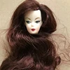 1 Pieces Head with Long Curl Hair 1/6 Doll Parts Girl Collection Gift Figures DIY Doll Accessories 5