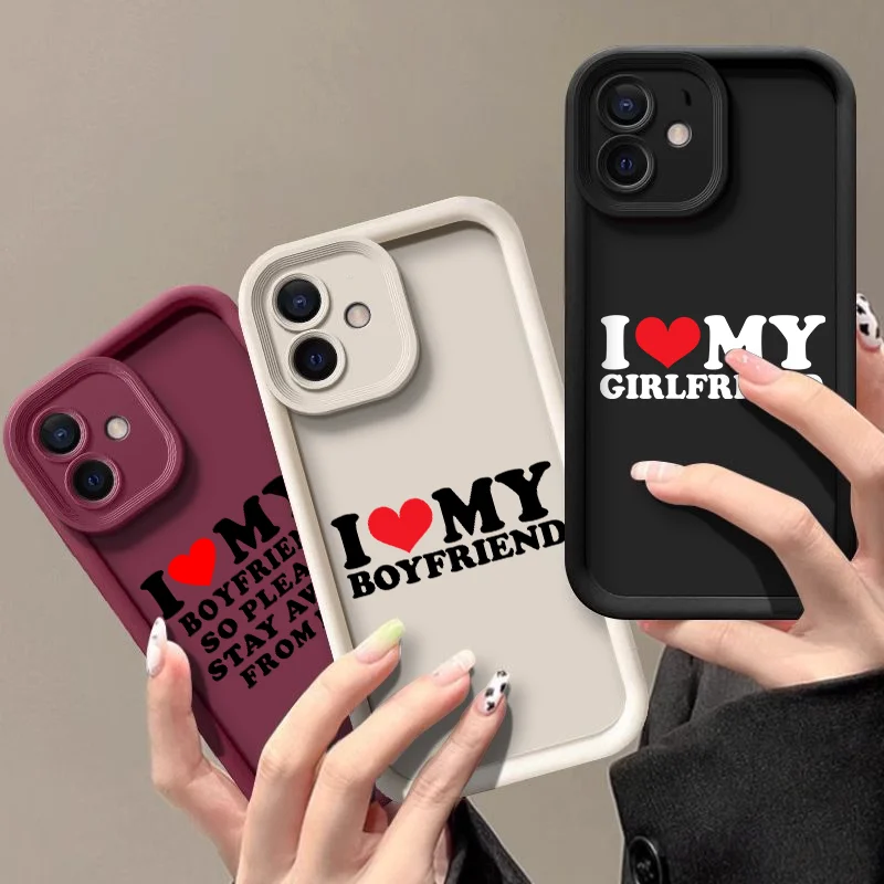 Romantic Couple Phone Case - Shockproof Soft Silicone Cover