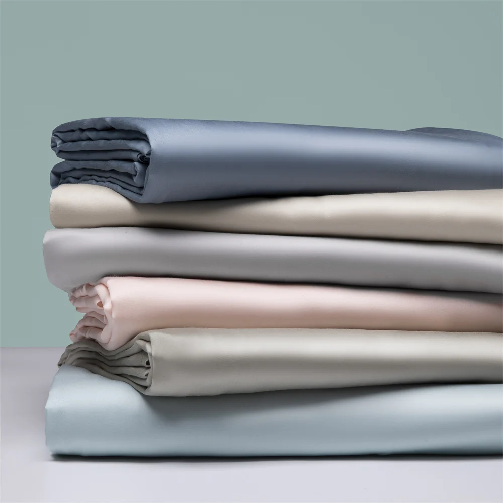 Svetanya  10 colors Elastic Fitted sheet 1000TC Egyptian cotton,Dark Gray Soft Silky King Queen Twin Size 6