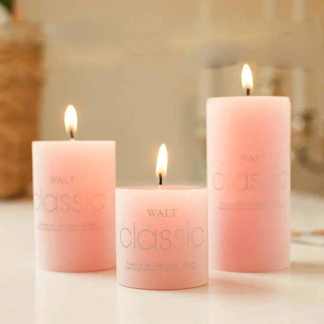 Smokeless Scented Candle Column Wax Aromatic Candles Emergency