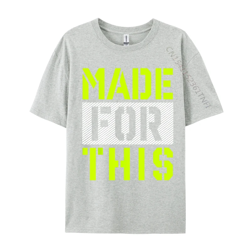 Normal T Shirt Retro Short Sleeve Personalized Pure Cotton Crew Neck Men Tops Shirts Printing Tee-Shirts Fall Wholesale Made For This Athletic Neon Green gray