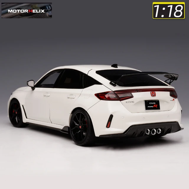 1/18 MOTORHELIX シビックタイプR (FL5)ミニカー MOTORHELIX「ホンダシビックType R （FL5）CHAMPIONSHIP WHITE