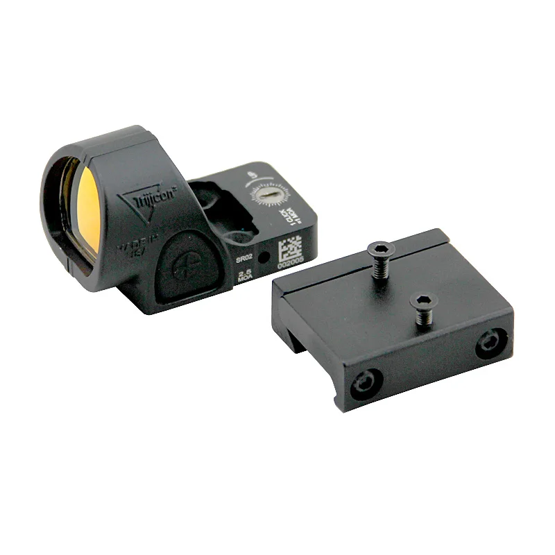 Red Dot Sight Tactical SRO Red Dot Sight Pistol Collimator Reflex Sights Hunting Airsoft Rifle Scope Adjustable Optics Weaver Rail Aluminum