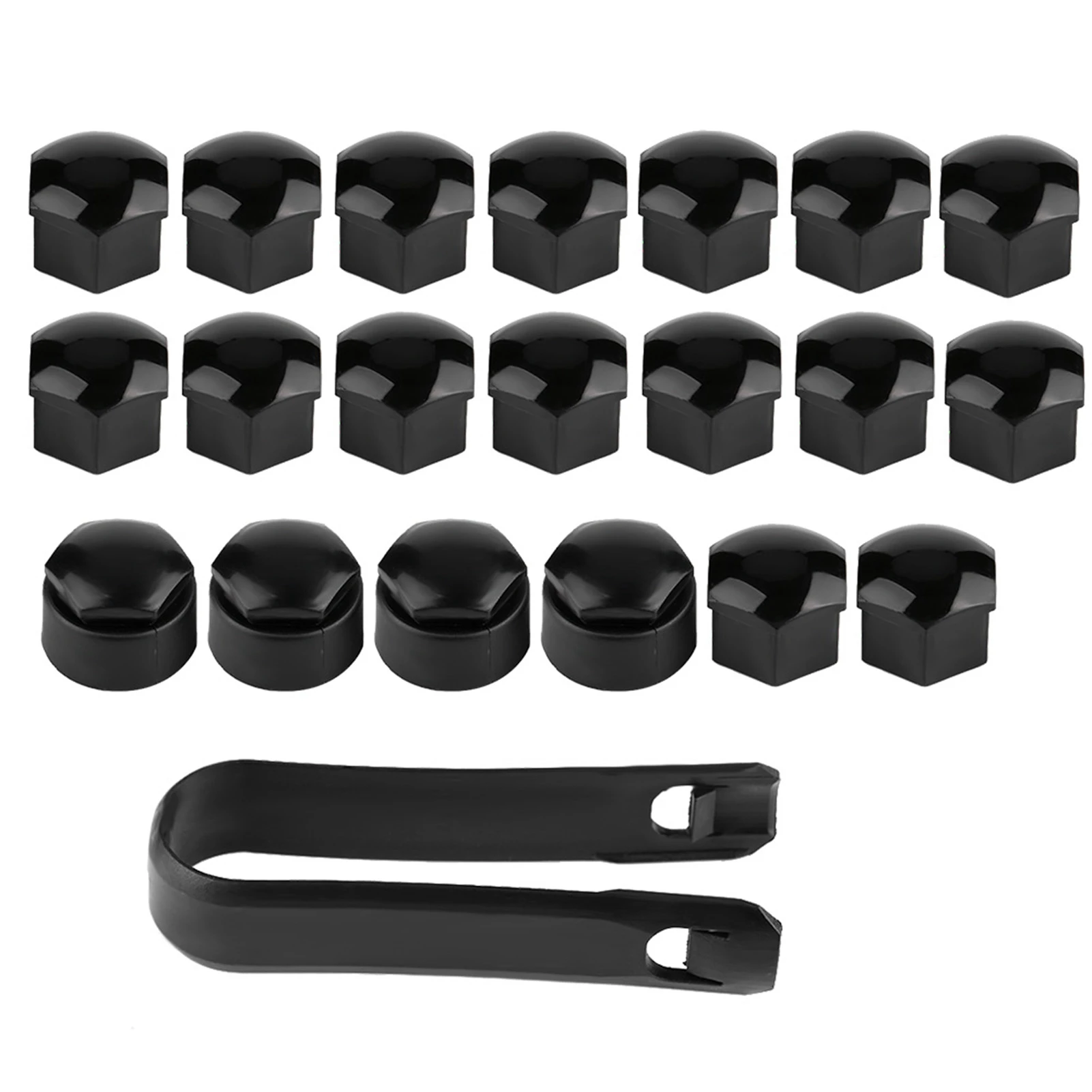 Premium Car Wheel Nut Protective Caps - Anti-Theft Dust Covers