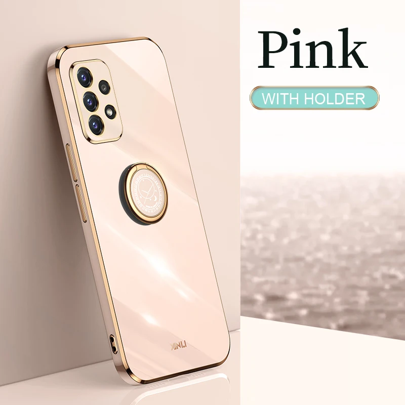Luxury Silicone Back Cover with Plating Frame Design