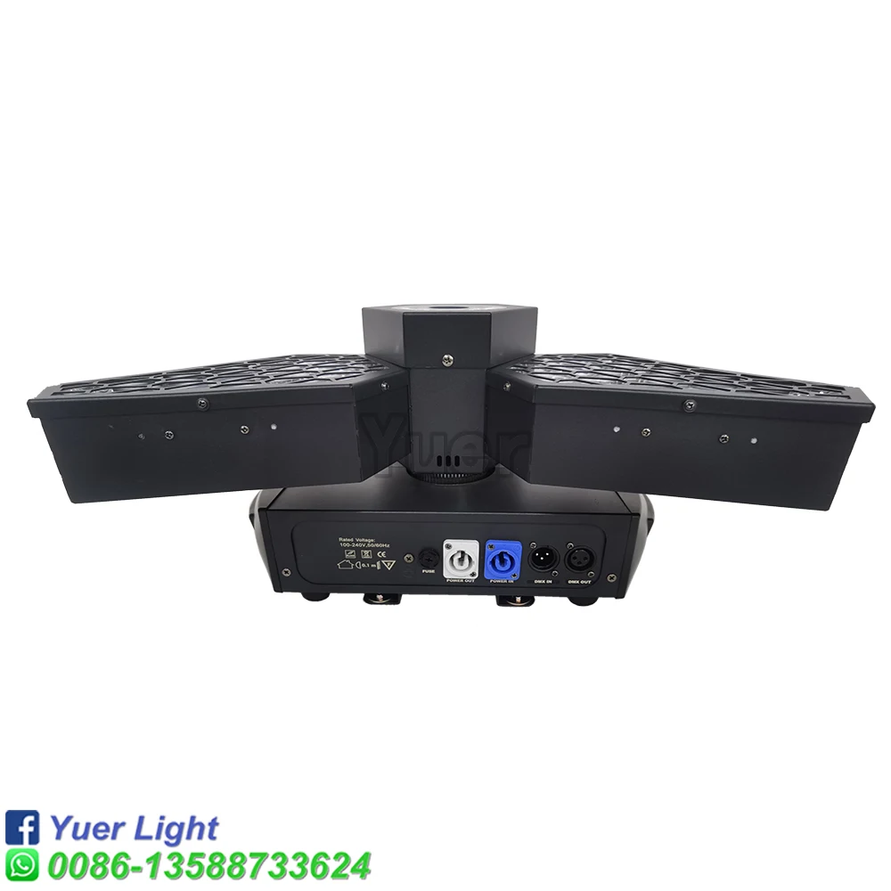 Festa de Casamento 3x60w + 36x3w Portman Infinito Rotação Ventilador Retro Luz Led Cob Efeito dj Discoteca Barra Dmx512 15 - 20 26ch 4 + 36x3w led cob efeito retro luz