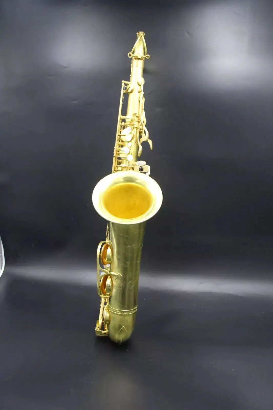Eastern music pro original brass unlacquered tenor saxophone Mark VI type w/case