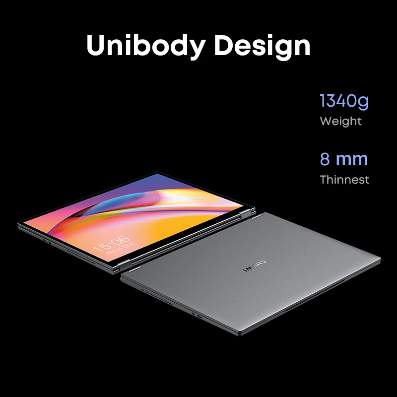 CHUWI FreeBook Tablet Laptop 2 in 1 Intel i3 1215U 12GB LPDDR5 512G SSD Windows 11 Laptop 13.5" IPS FHD Display 2256*1504 WIFI 6 6