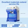 Ice Crusher Shaver Machine Snow Cone 250W Aluminum Alloy Blade Adjustable Thickness 265LBs/hr Electric Cold Drink Maker with Ice 4