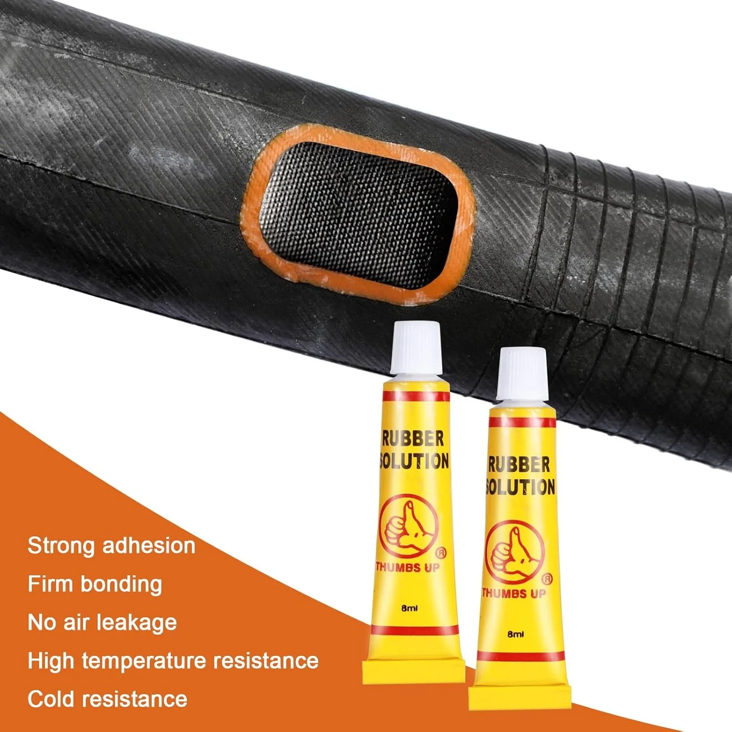 108pcs Parts Bicycle Tire Repair Kit for Motorcycles Off-road Vehicles Inner Air Chamber Tools Kit