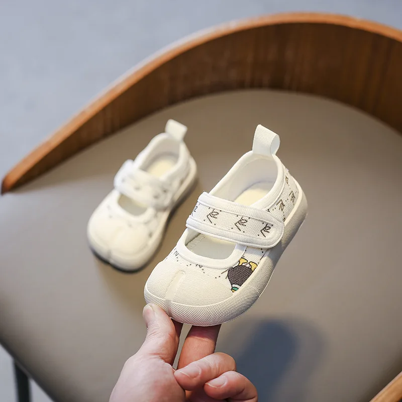 

Spring Autumn New Baby Casual Shoes Toddler Boys Girls Canvas Shoes Kids Board Shoes Prewalkers First Walkers