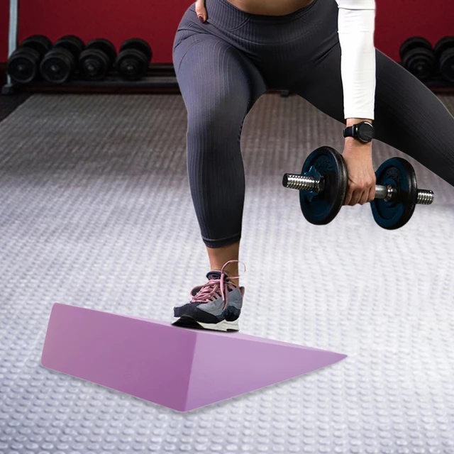Squat Wedge Block Triangle Yoga Diagonal Brick Nonslip Muscle Building Ramp Step Board for Pilates Balancing Practicing 4