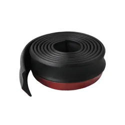 Universal Car Front Bumper Spoiler Lip Protection Strip - 2.5m Rubber Guard (2.5meter)