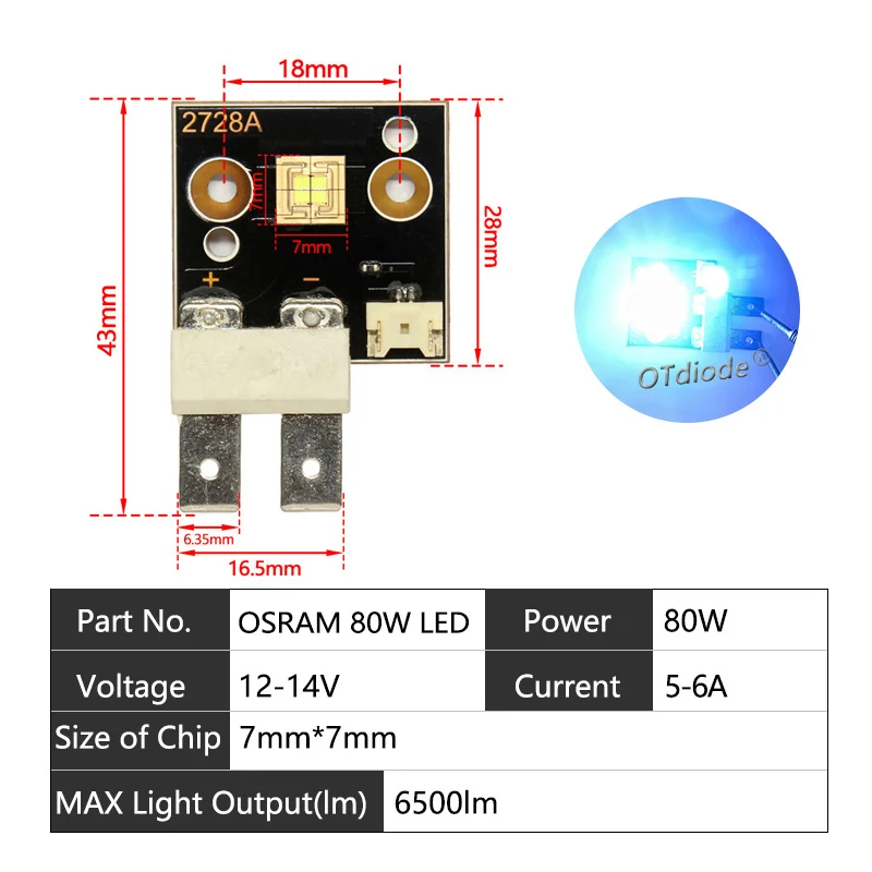 High-Performance LED Stage Light with Import Chip - Warm & Cold White, Adjustable Beam Angle
