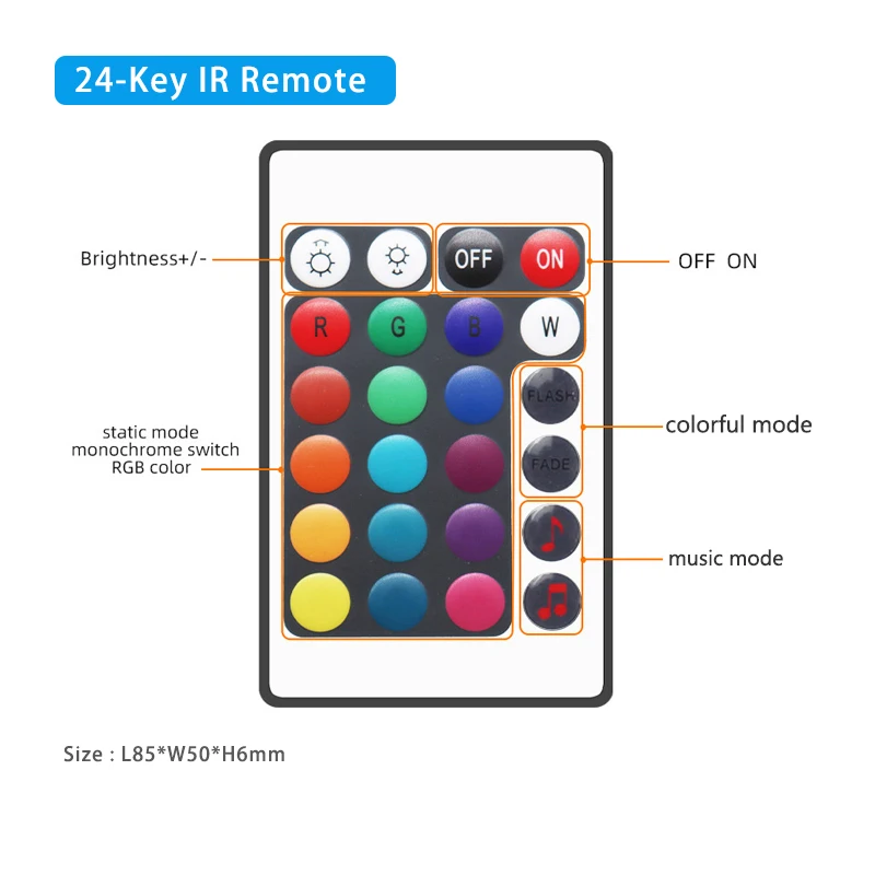 LED Lichtleiste MASTER 270mm 4W Touch Schalter + Verteiler warm