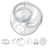 1 Set Attachment Including Dust Cover Diaphragm Flange Insert & Silicone Diaphragm for S12 Electric Breast Pumps Repair 1