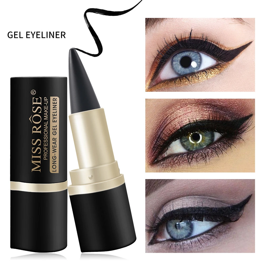

1Pc Portable Eyeliner Cream Black Eye Liner Pen Natural Waterproof Eyes Tattoo Eyeliner Professional Lasting Eyes Makeup TSLM1