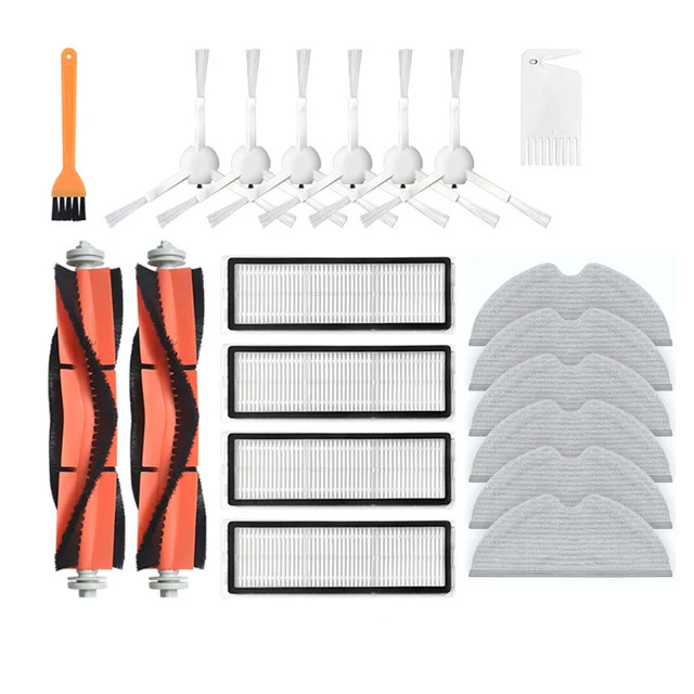 Kit de pièces d'aspirateur XIAOMI MIJIA 1C 1T 2C, rouleau latéral, filtre HEPA, brosse principale, haute qualité