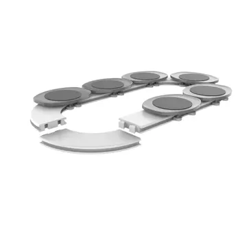 Lazy Susan Turntable For Rectangular Long & Oblong Tables Rotating Tray Portable Meal Tray Expandable Lazy Susan 1