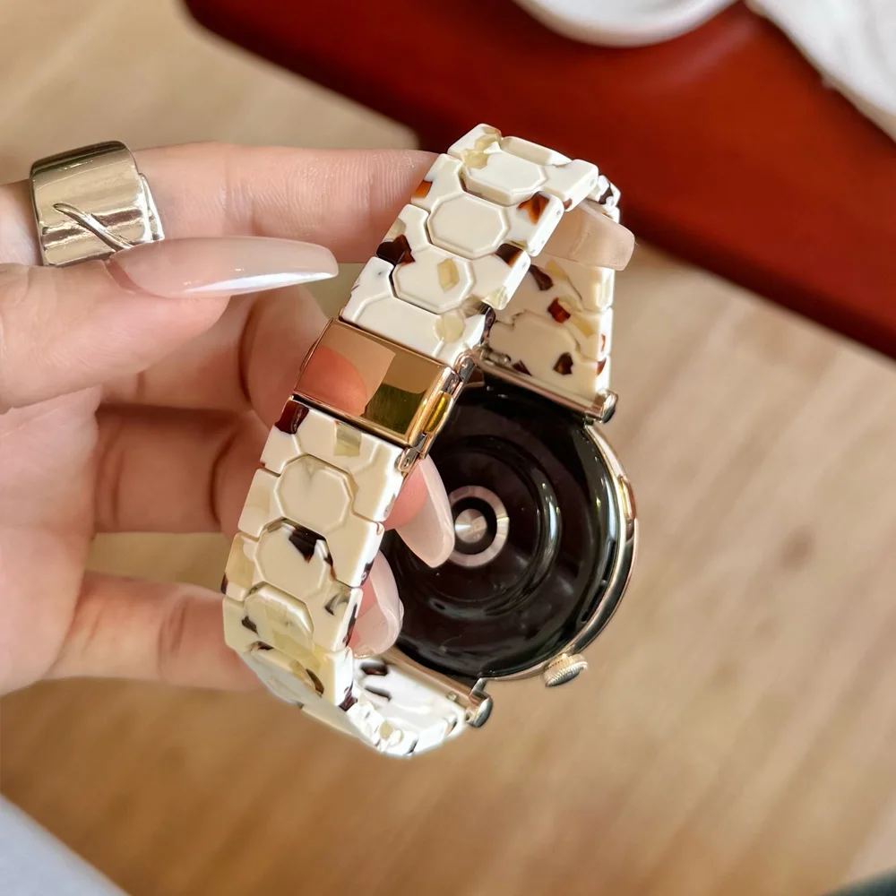 Lightweight 18mm Resin Watch Band - Elegant Wristband for Smaller Garmin Watches
