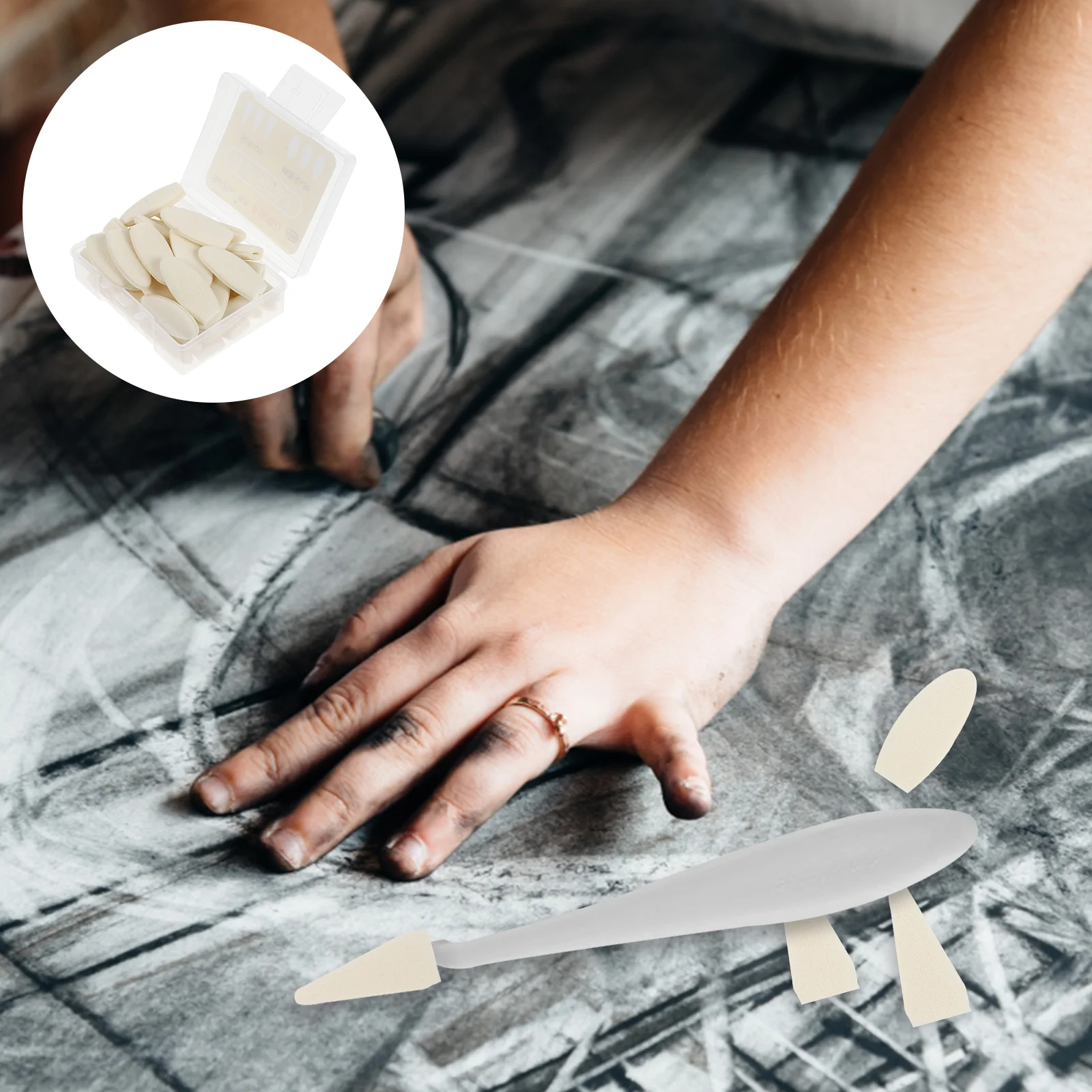 Drawing Tools Sponge Sketch Wiper Heads Sponge Sketch Drawing Erase Rub Sketch Sponge Wiper Sketch Rubbing Pen Sketch Wipe Pen