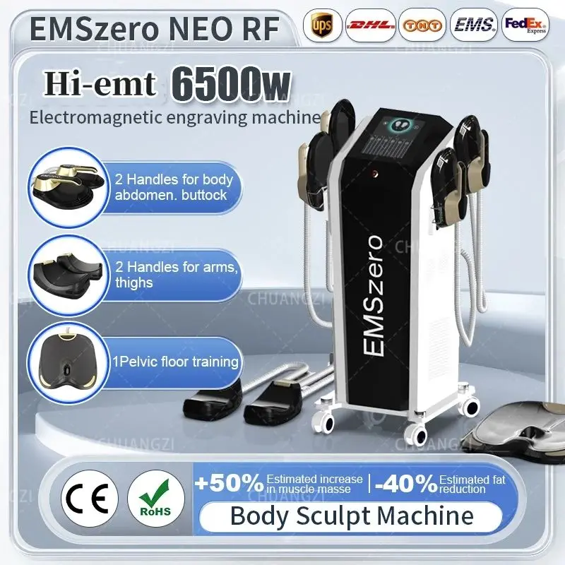 

DLS-EMSLIM Neo Machine EMSzero 6500W Ems Body Muscle Sculpt Stimulate Electromagnetic Hi-emt Slimming Salon