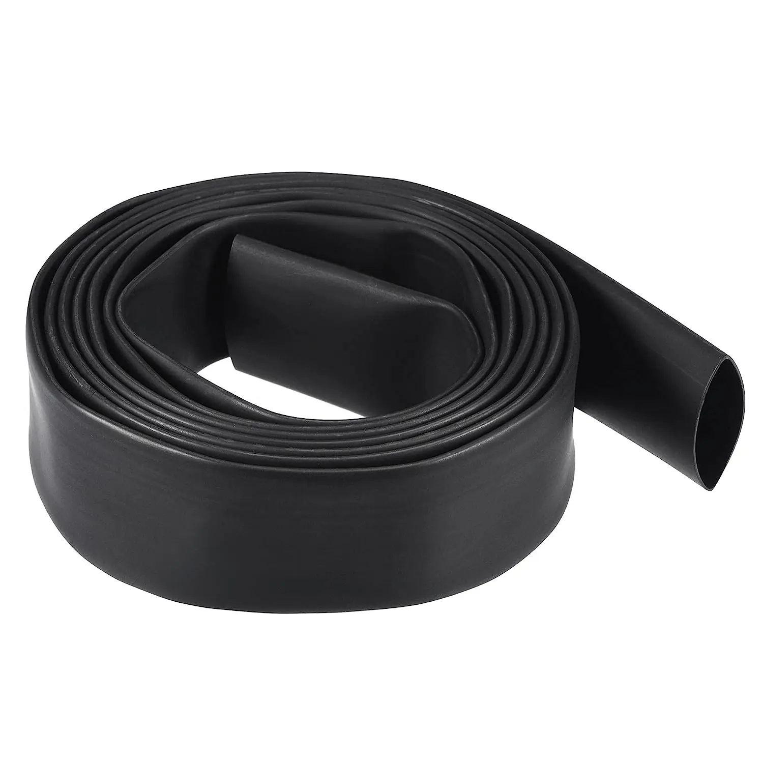 

Keszoox Heat Shrink Tubing 3:1 Cable Sleeve Wrap 33mm Flat 19.1mm(3/4-inch) Dia 6.6ft Black