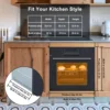 24" Electric Single Wall Oven, 8 Baking Modes, with Air Frying Function, 3000w, 3D Surround Heating with Timer, Touch Control 5