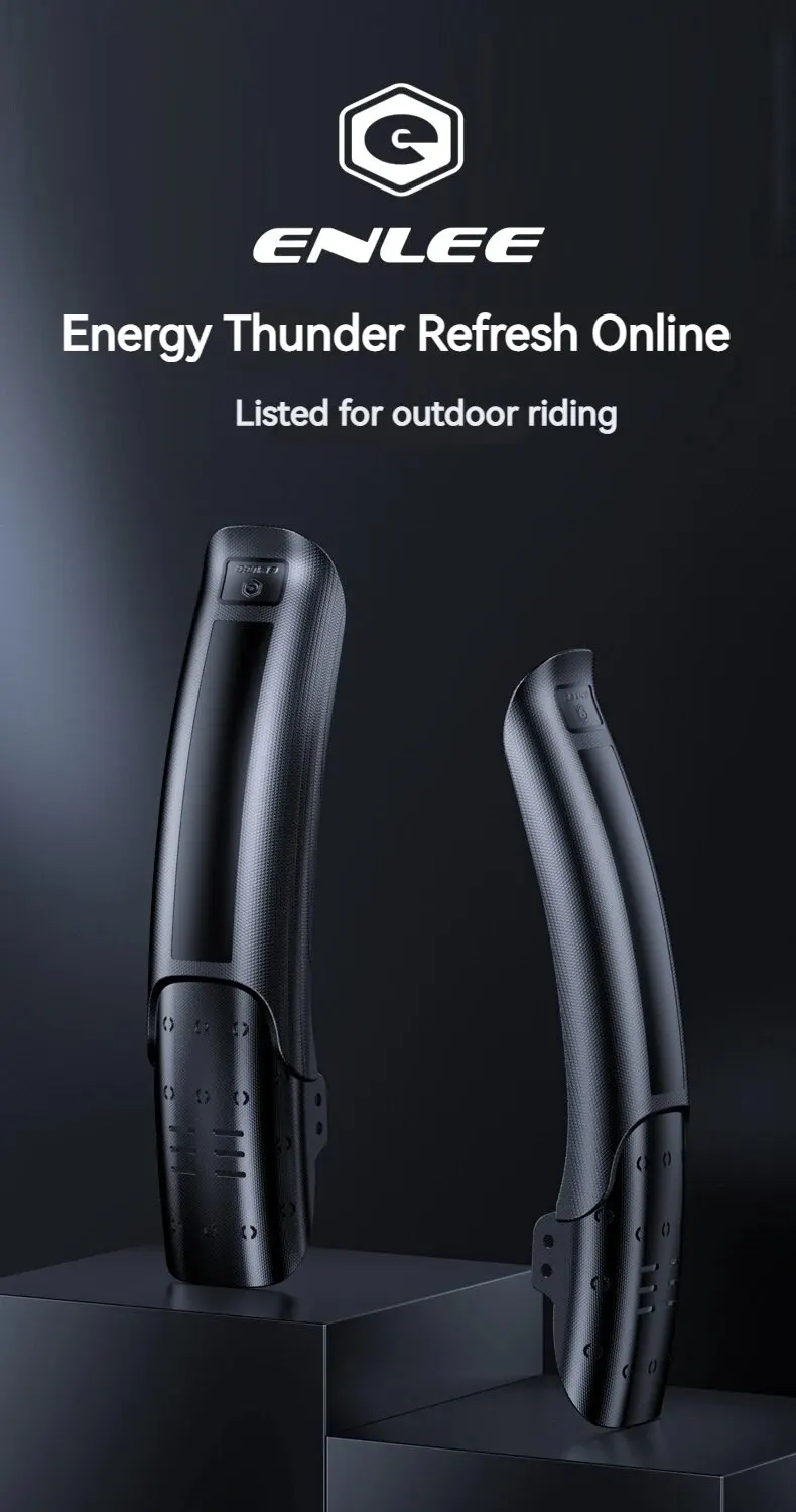 Description Picture 3 of itemENLEE Bike Mud Guard Bicycle Hard Shell Fenders Carbon Fiber Front/Rear Wheel Universal Mudguard MTB Bike Wings Mud Flaps Fender