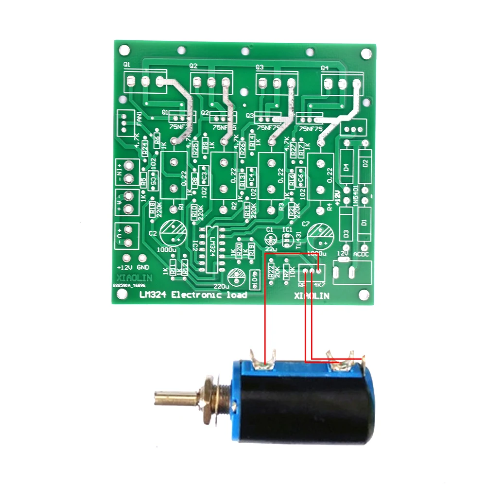 DC 0-72V 0-10A Adjustable Constant Voltage Constant Current Power Supply  Module LM324 Electronic Load DIY Kits