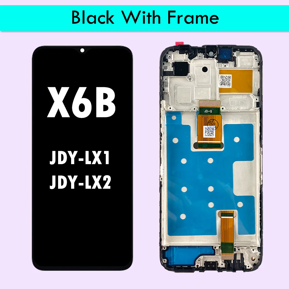 Écran Complet De Remplacement Pour Honor X6b / Play 50 - Noir - Pièce Détachée Occasion