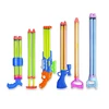 Water Guns for Kids Outdoor Fun Summer Pulling Type Water Swim Sprayer Toy Beach Double-Tube Water Outlet Water Shooter Toys 6