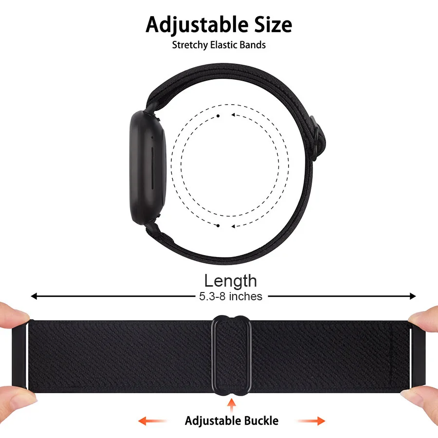 Essidi 탄성 나일론 밴드 루프 Redmi Watch 3 Active Woven 여성 남성 시계 팔찌 Correa For Redmi Watch 3 Active