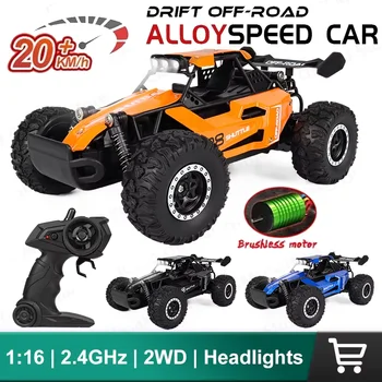 DK087 1:16 2WD Brushless RC Off-Road Drift Car – 20KM/H with LED Lights 1