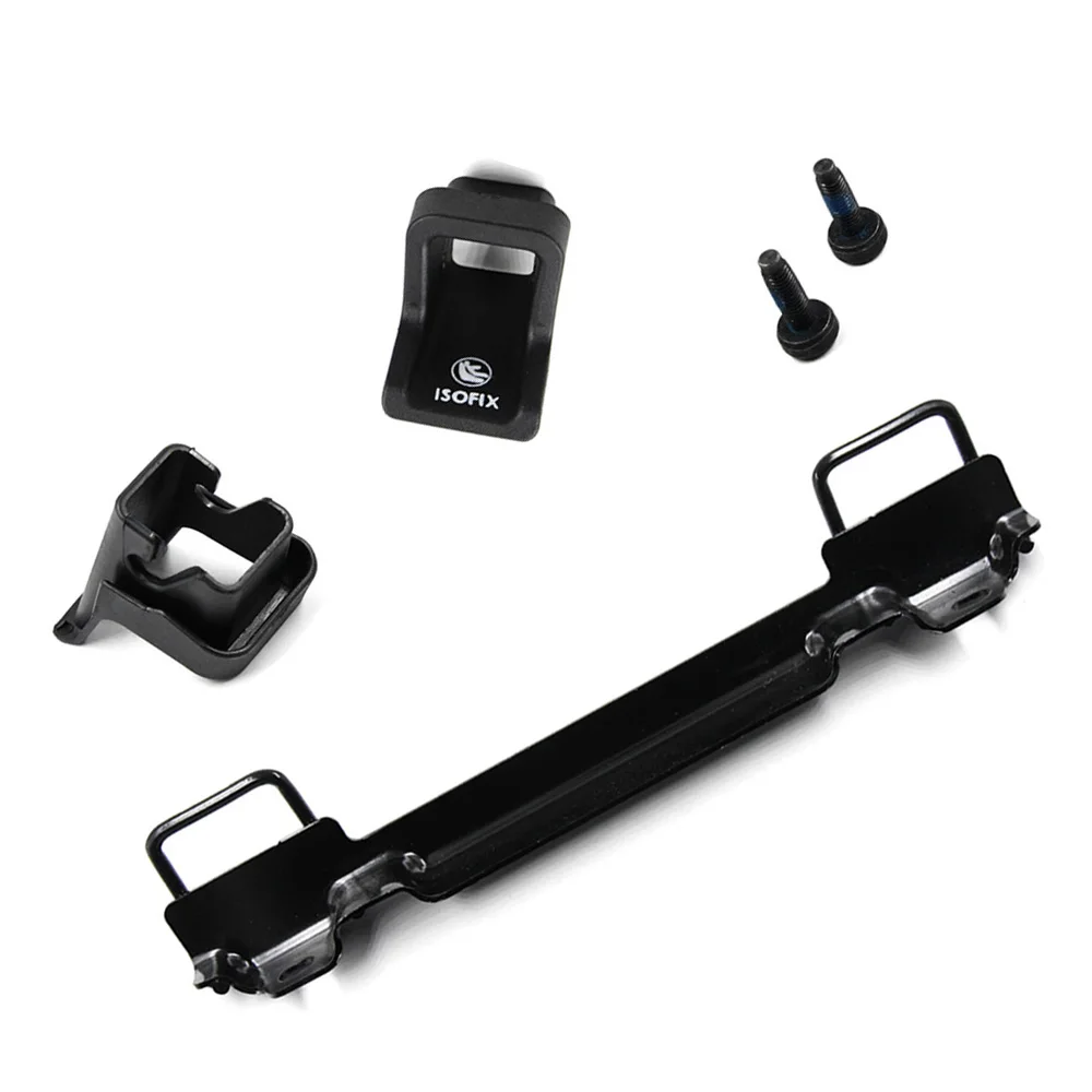 Kit de montage d'ancrage de dispositif de retenue de siège d'auto universel  pour connecteur de ceinture Isofix, noir