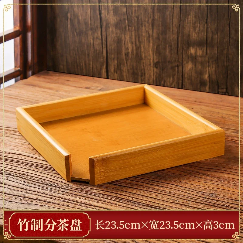 Navaris Caja para té de bambú - Soporte organizador para guardar