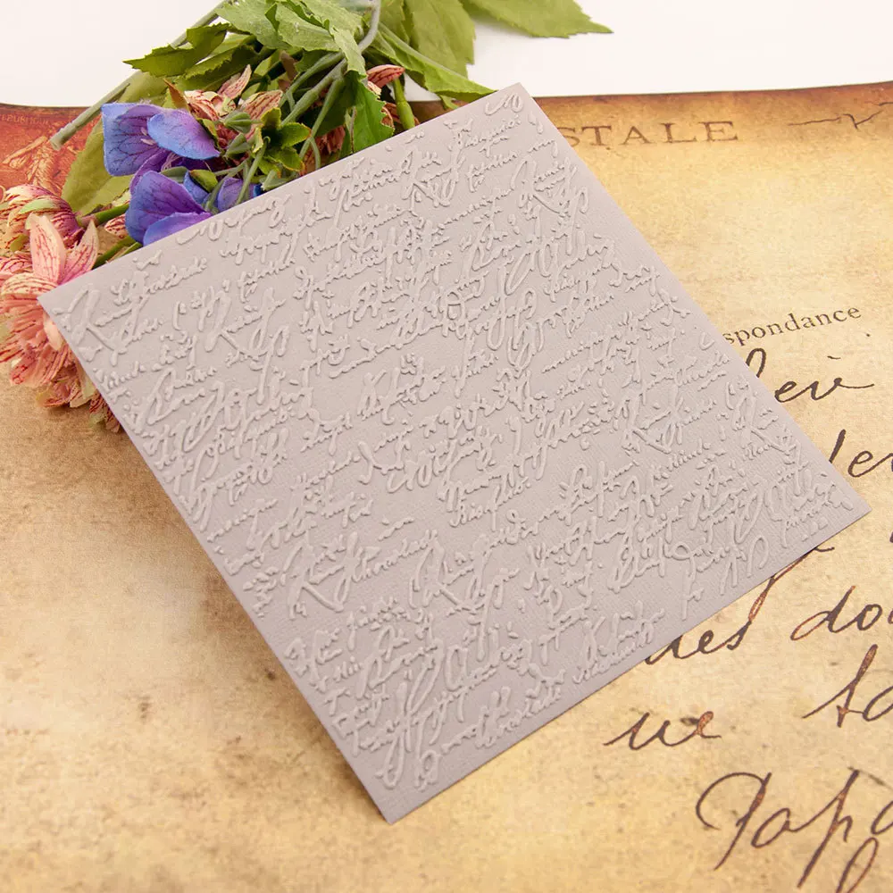 Plastic Embossing Folder 15cm Embossing Folder Machine Template For Scrapbook Paper Craft Album Stamps DIY Decor