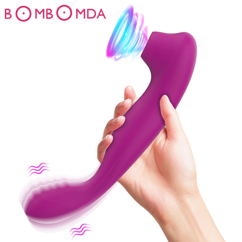 Sucking Vibrator For G Spot And Clitoris Dual Stimulator Massager_voghion.com
